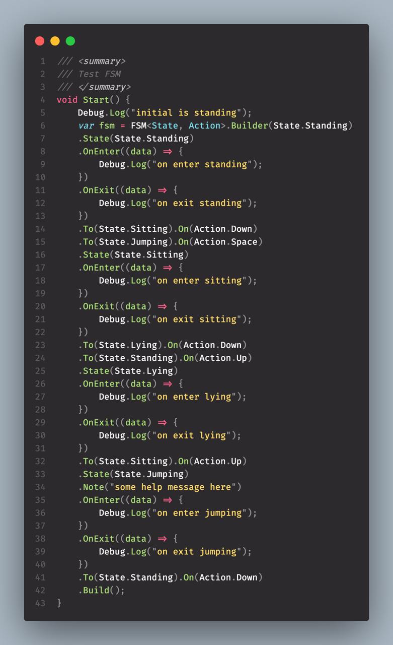 Finite state machine