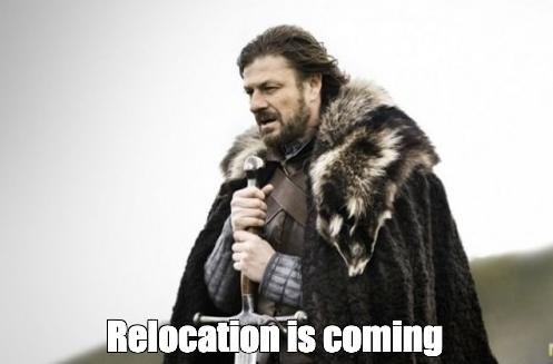 Relocation meme